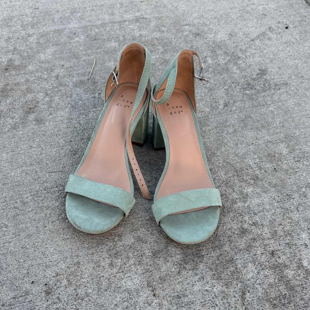 a new day Mint Green Heels